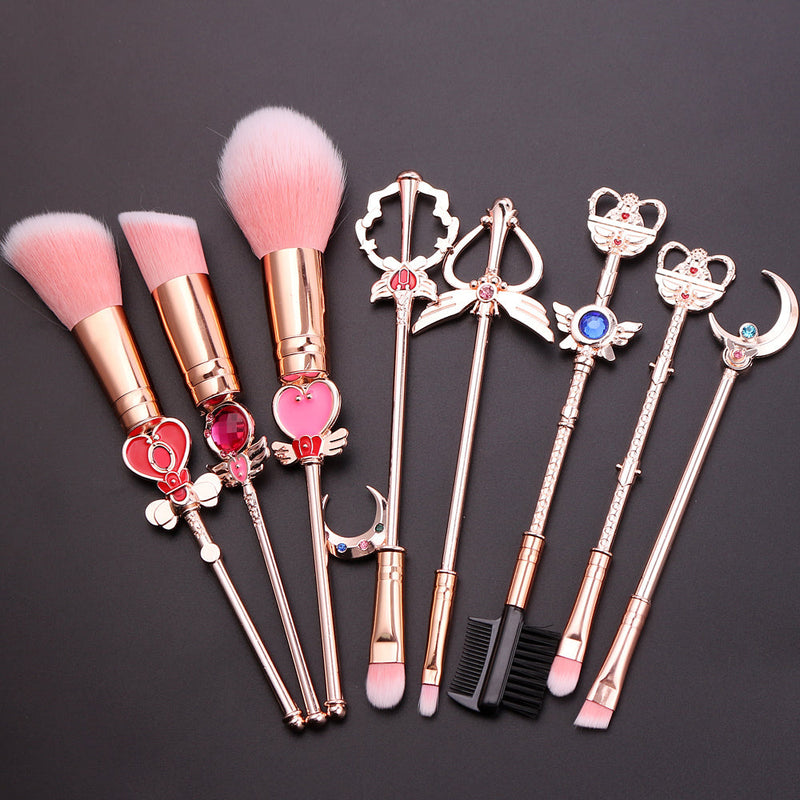 Magical girl full cosmetic set - blush brush - card captor sakura - cosmetic