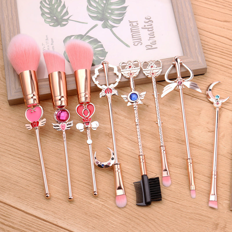 Magical girl full cosmetic set - blush brush - card captor sakura - cosmetic