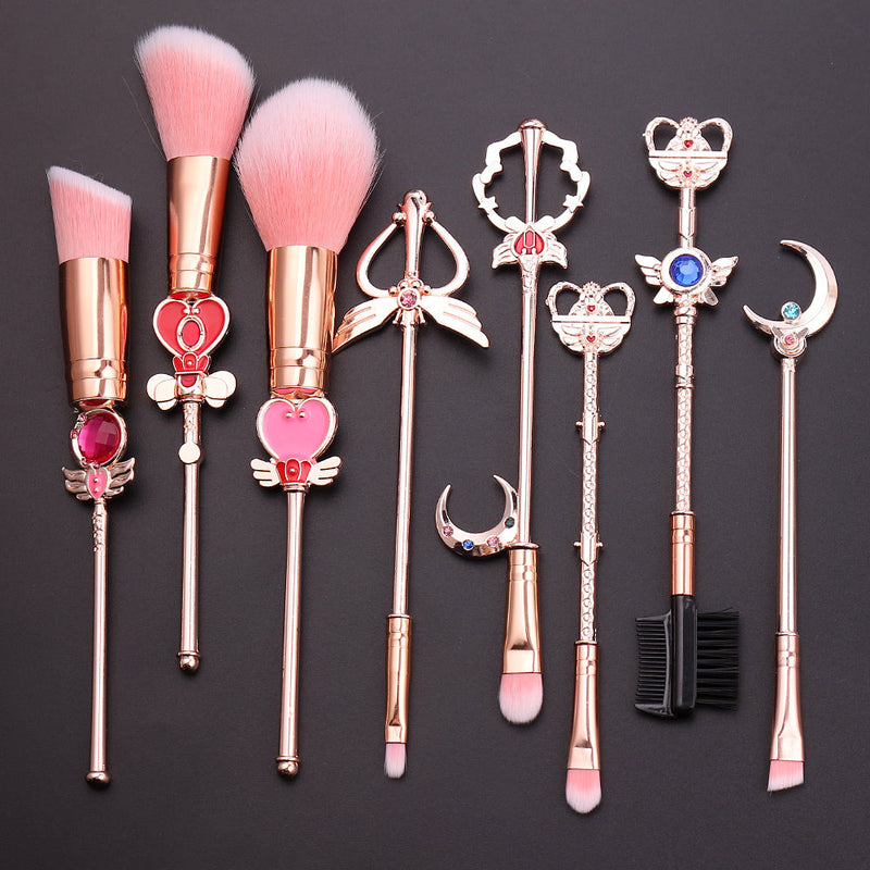 Magical girl full cosmetic set - blush brush - card captor sakura - cosmetic