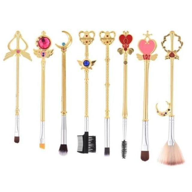 Magical girl full cosmetic set - blush brush - card captor sakura - cosmetic