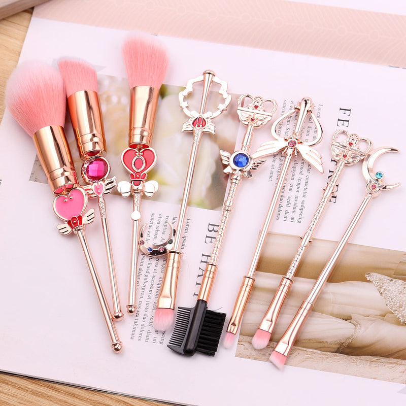 Magical girl full cosmetic set - blush brush - card captor sakura - cosmetic