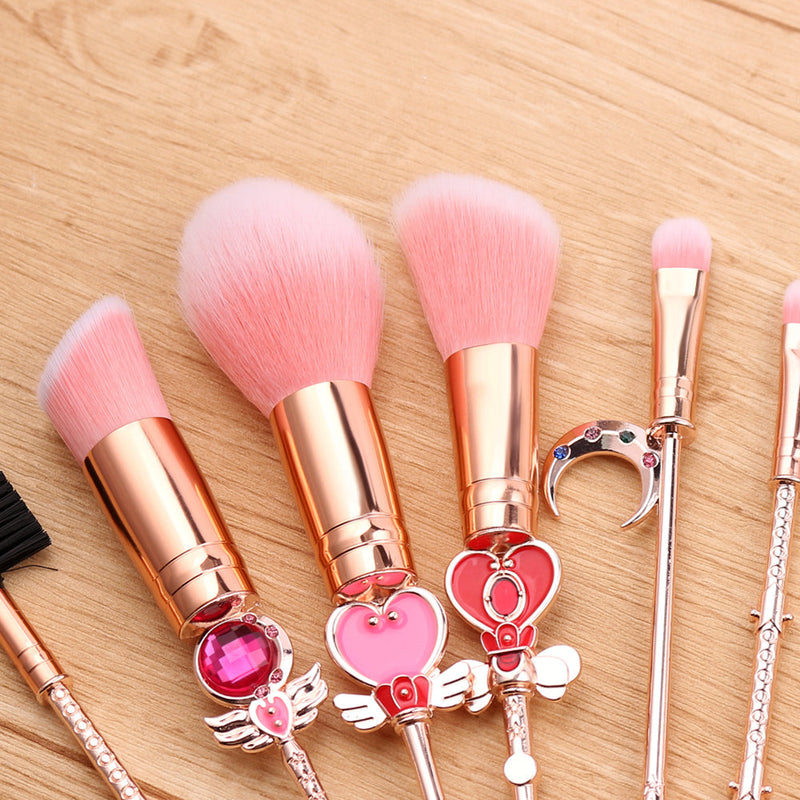 Magical girl full cosmetic set - blush brush - card captor sakura - cosmetic