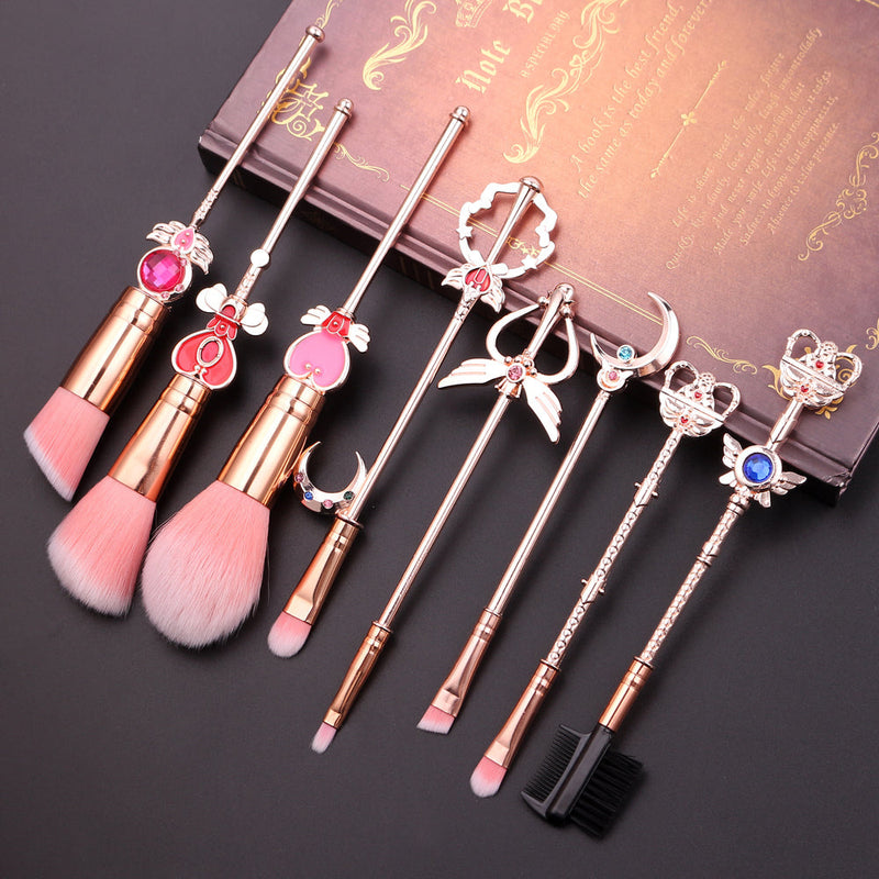 Magical girl full cosmetic set - blush brush - card captor sakura - cosmetic