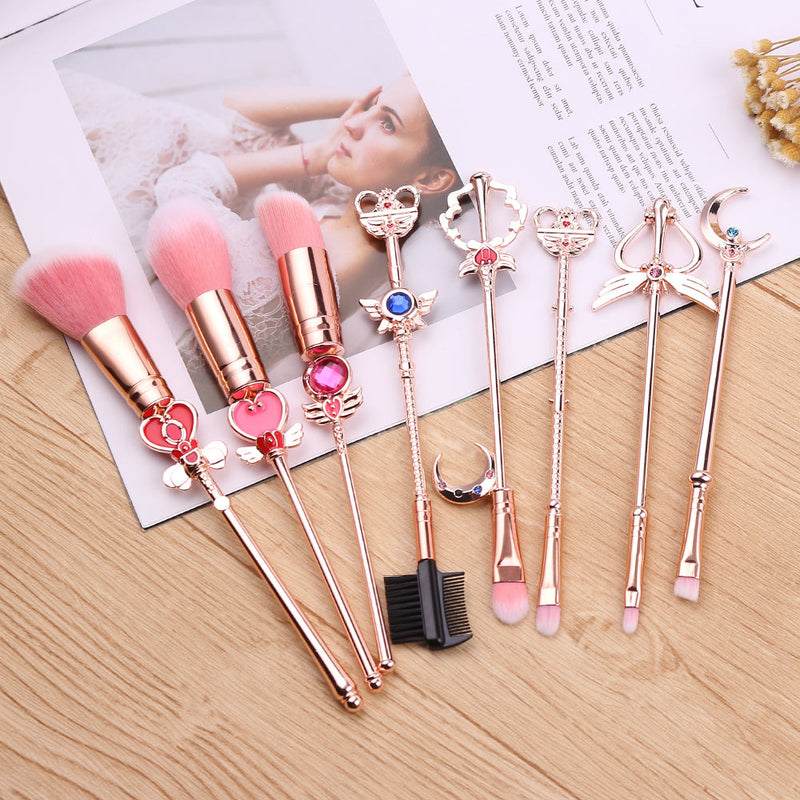 Magical girl full cosmetic set - blush brush - card captor sakura - cosmetic