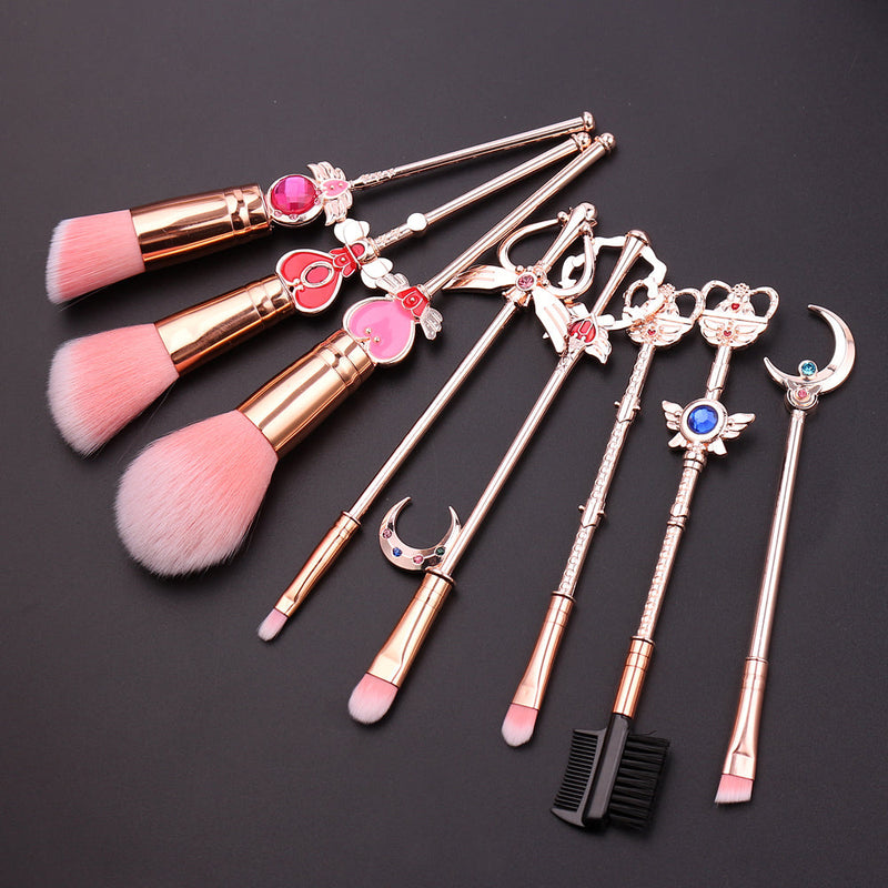 Magical girl full cosmetic set - blush brush - card captor sakura - cosmetic