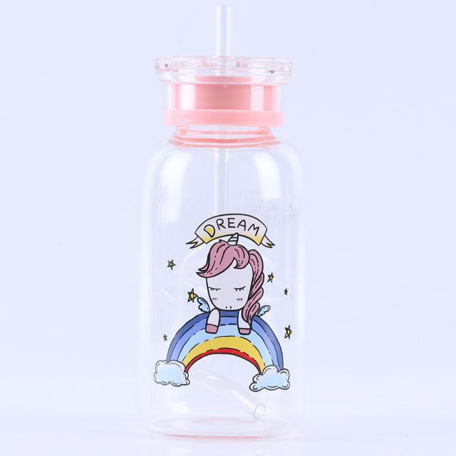 Magical girl glass bottles - baby bottles - drinking - glass - glasses