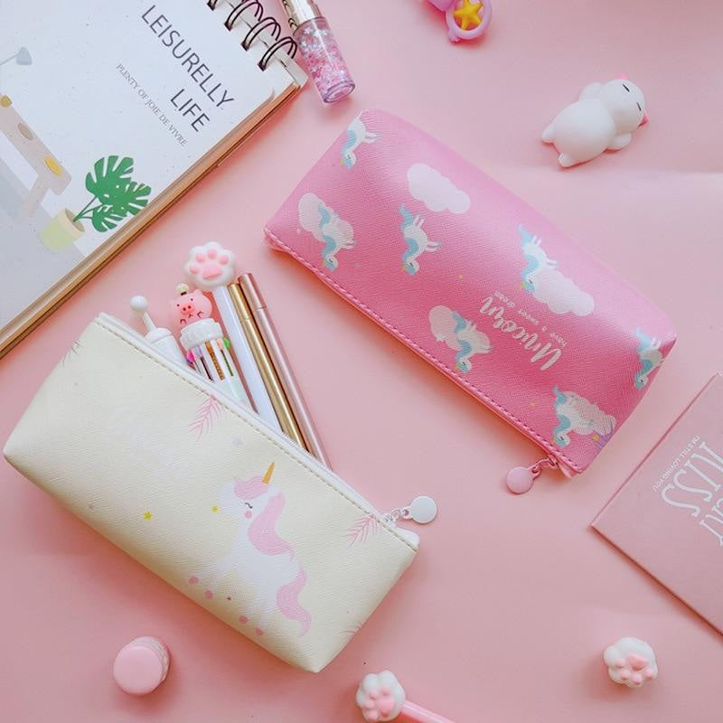 Kawaii magical mermaid stationary bag pencil case utility