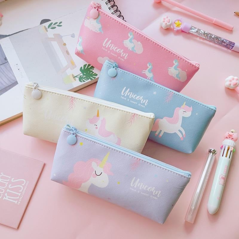 Kawaii magical mermaid stationary bag pencil case utility