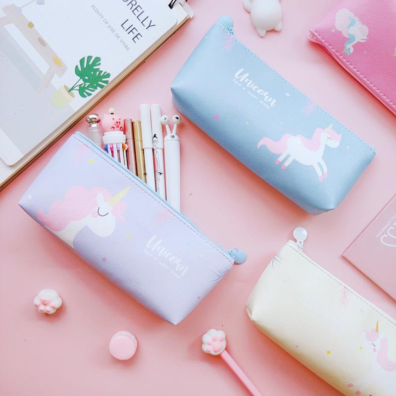 Kawaii magical mermaid stationary bag pencil case utility