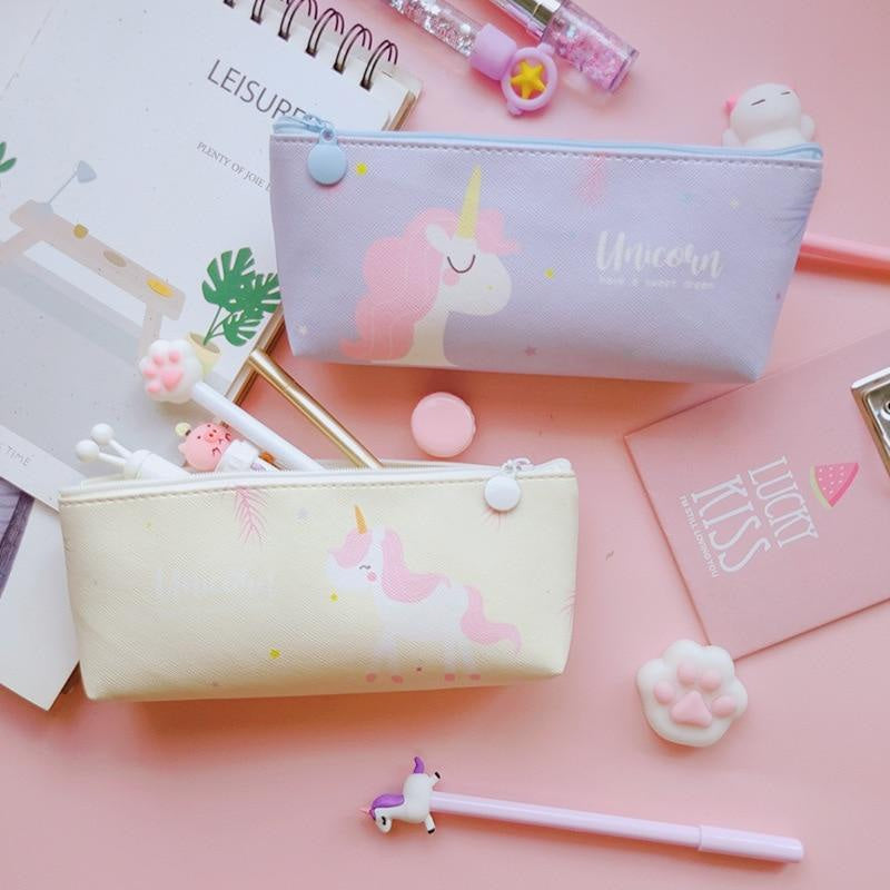 Kawaii magical mermaid stationary bag pencil case utility