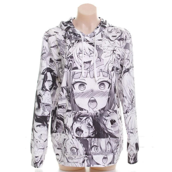 Kawaii manga anime hoodie sweatshirt and t-shirt set