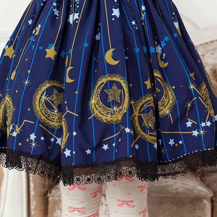 Midnight astrology skirt - dieselpunk - egl - gothic lolita - dress