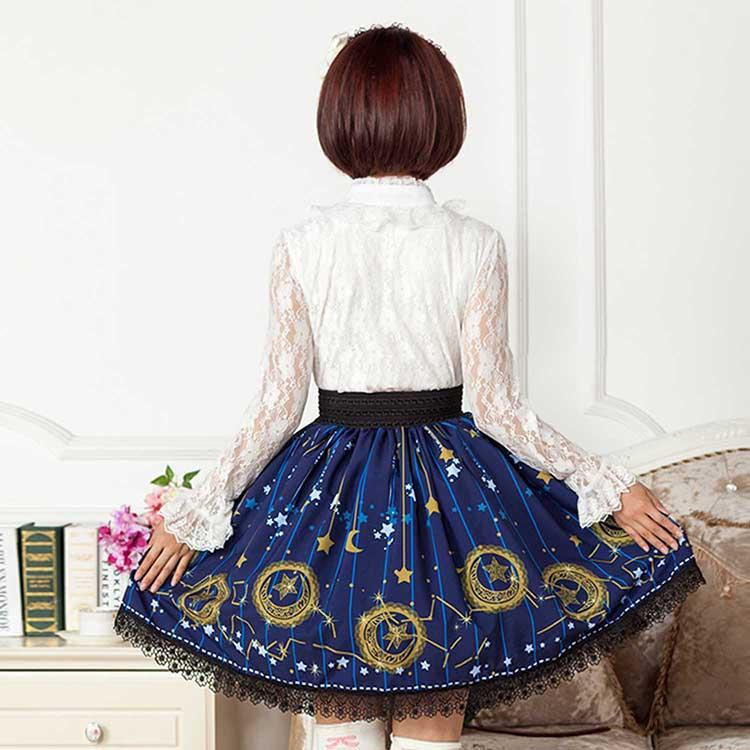 Midnight astrology skirt - dieselpunk - egl - gothic lolita - dress