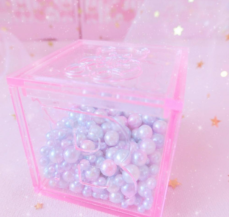 Milky block storage - blocks - building - fairy kei - home decor - decorations