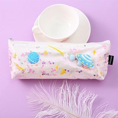 Milky galaxy cosmetic bag - cosmetic bags - fairy kei - galaxy - jewelry - outer space