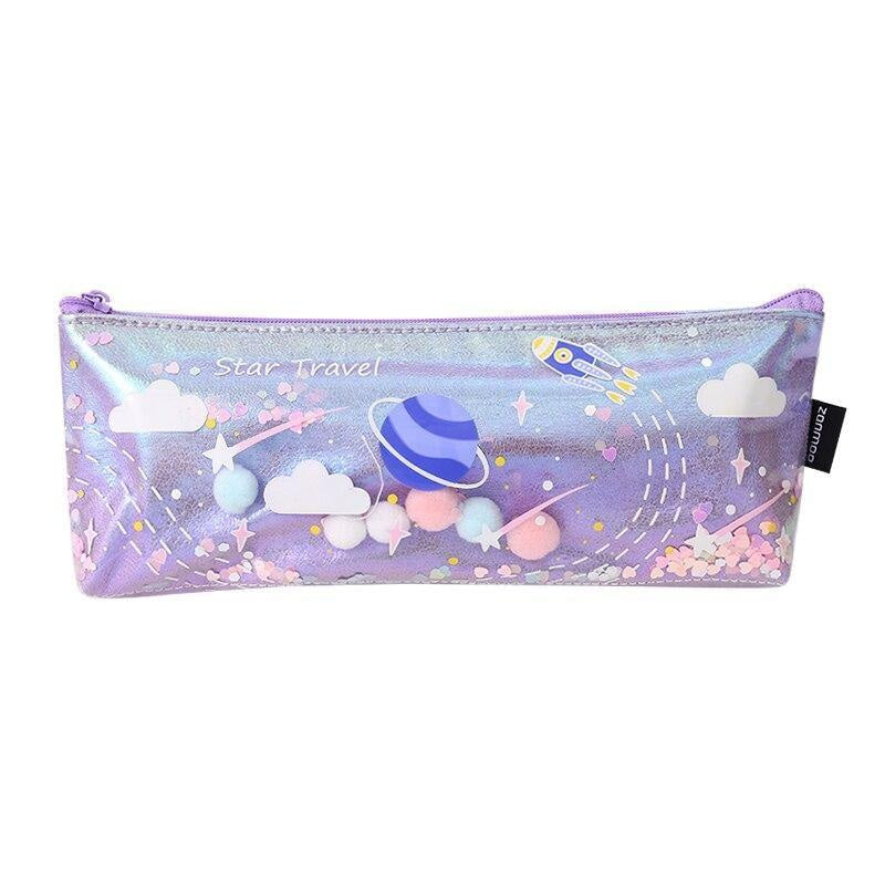 Milky galaxy cosmetic bag - cosmetic bags - fairy kei - galaxy - jewelry - outer space