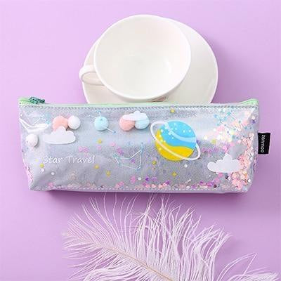 Milky galaxy cosmetic bag - cosmetic bags - fairy kei - galaxy - jewelry - outer space