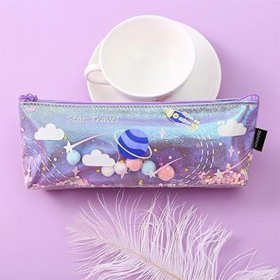 Milky galaxy cosmetic bag - cosmetic bags - fairy kei - galaxy - jewelry - outer space