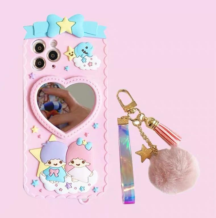 Kawaii Luxury 3D Soft Rubber iPhone Phone Case Sanrio Kawaii Babe