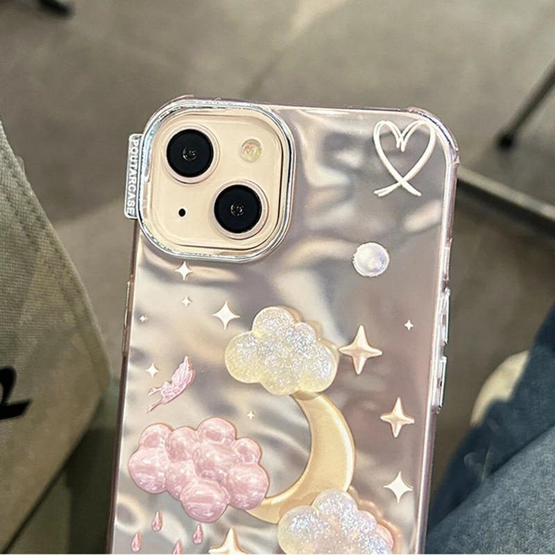 Moon dream iphone case - ethereal - iphone - kawaii - moon - phone case