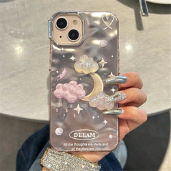 Moon dream iphone case - ethereal - iphone - kawaii - moon - phone case