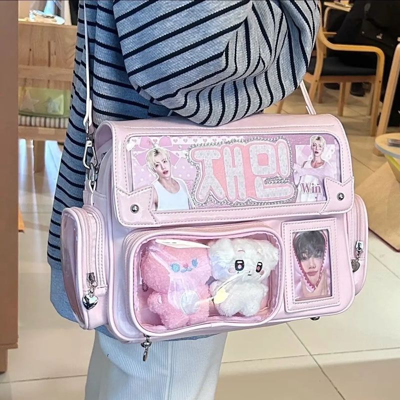 Multi Window Ita Backpack and Shoulder Bag with Photo Display