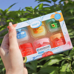 Kawaii natural moisturizing mini lip balm vaseline hydrating sampler sets