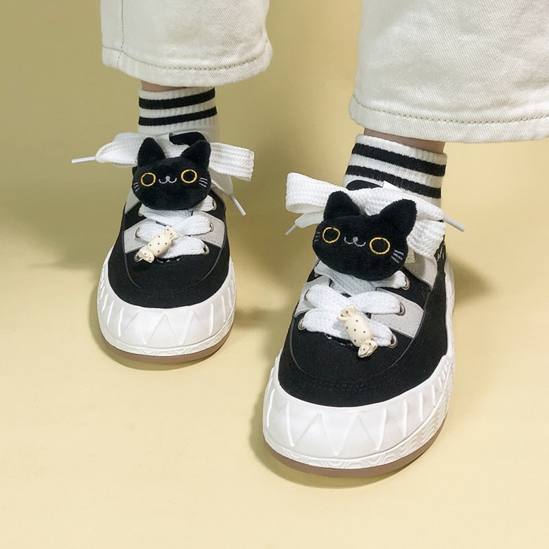 Neko kitten casual sneakers - cats - footwear - kawaii - neko - shoes