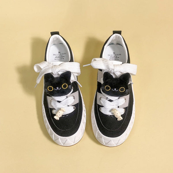 Neko kitten casual sneakers - cats - footwear - kawaii - neko - shoes