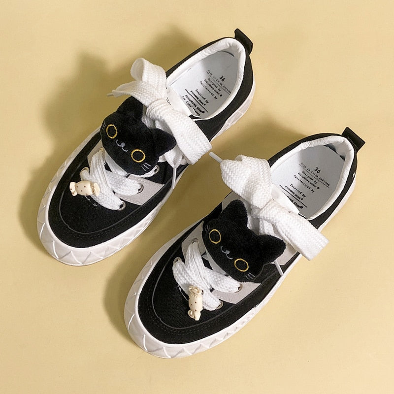 Neko kitten casual sneakers - cats - footwear - kawaii - neko - shoes