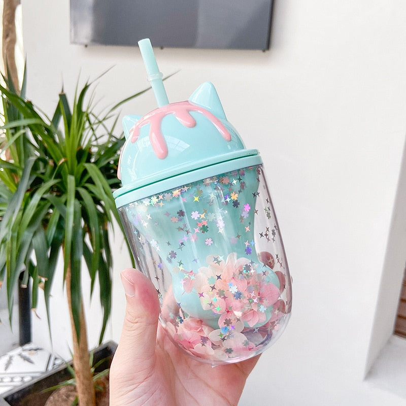 Neko milkshake shaped cup - cats - cups - drinkware - kawaii - kitchenware