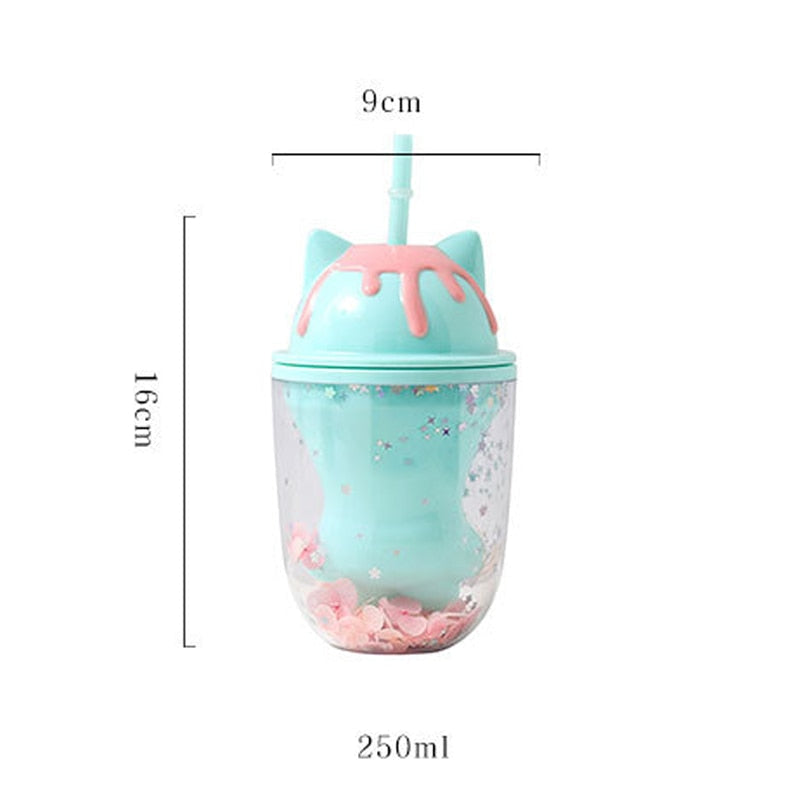 Neko milkshake shaped cup - cats - cups - drinkware - kawaii - kitchenware