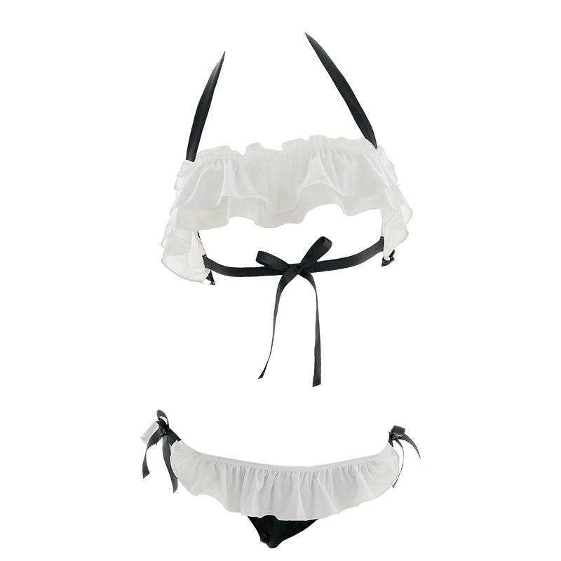 Otaku maid lingerie set - anime - girl - bikini - cos - kawaii