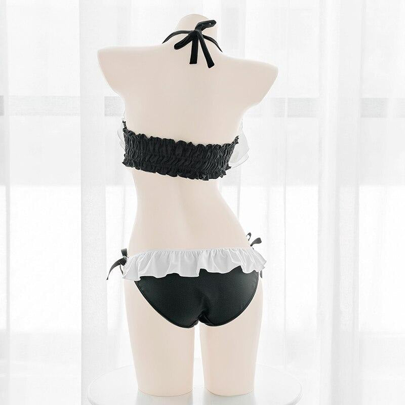 Otaku maid lingerie set - anime - girl - bikini - cos - kawaii