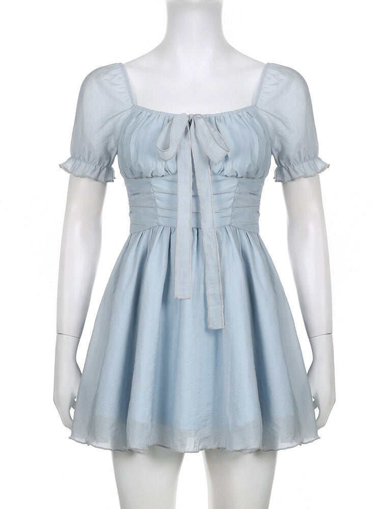 Pale Blue Princess Dress - angelcore, angelic, cinderella, coquette, dollette Kawaii Babe