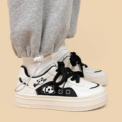 Panda playtime casual sneakers - bear - footwear - kawaii - panda - shoes