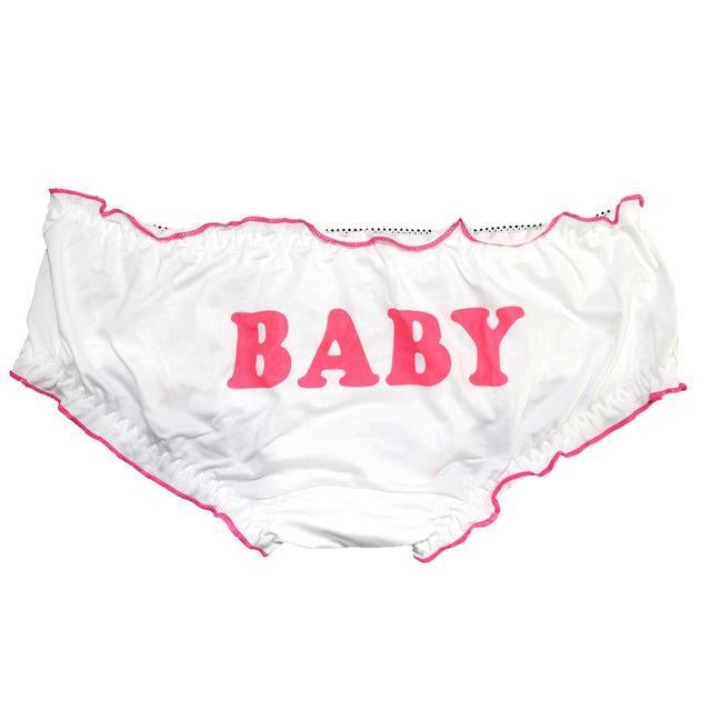 Panties in a bunch - baby - girl - black underwear - briefs - daddy