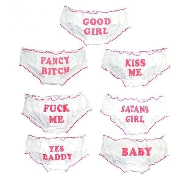 Panties in a bunch - baby - girl - black underwear - briefs - daddy