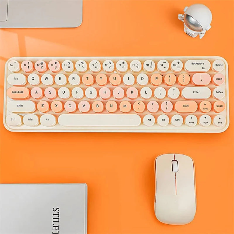 Keyboard Toffee Pastel Candy Keyboard & Mouse Set Gaming | Kawaii Babe