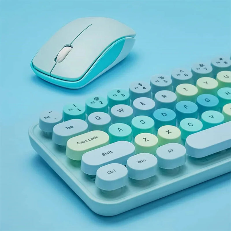Computer Mouse Pastel Pastel Candy Keyboard & Mouse Set Gaming | Kawaii Babe