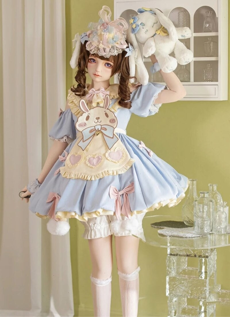 cute bunny dress Pastel Easter Bunny Kawaii Lolita Dress