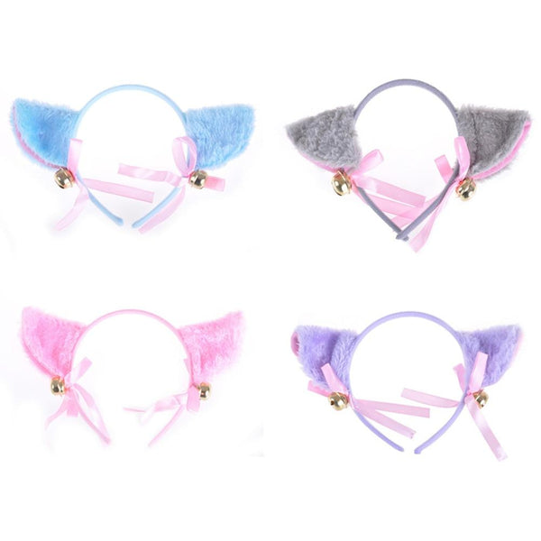 Pastel neko ears - bells - cats - fox - ears - furry