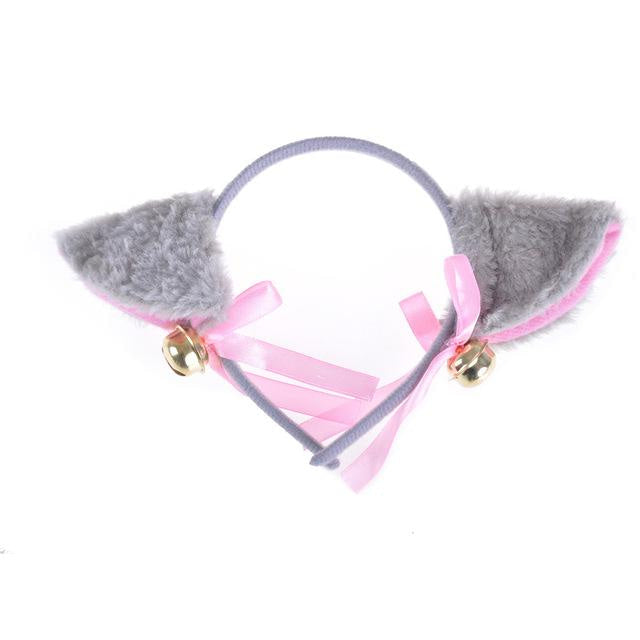 Pastel neko ears - bells - cats - fox - ears - furry