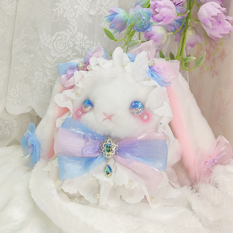 Pastel princess bunny plush bag - bag - bunny - handbags - kawaii - lolita