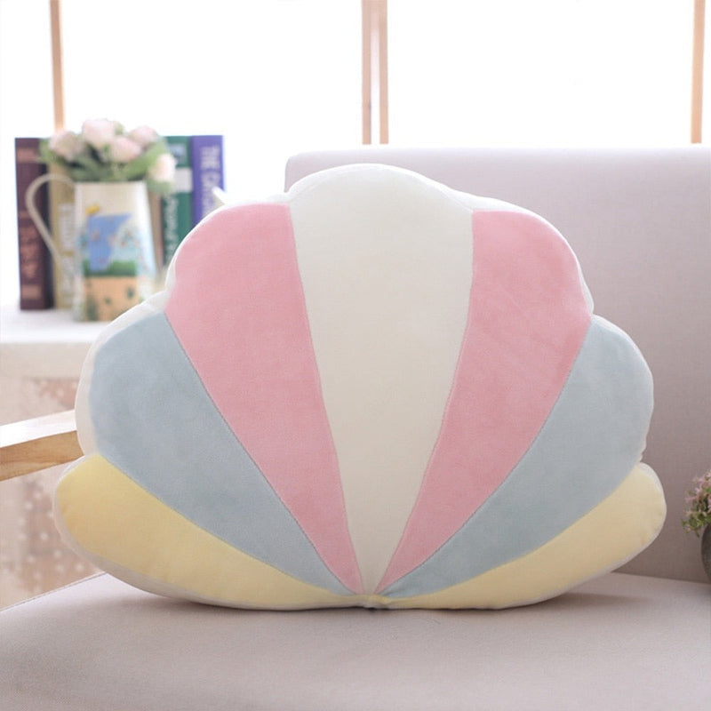 Pastel rainbow sky throw pillows - cushions - kawaii - pastel - pillows - plush