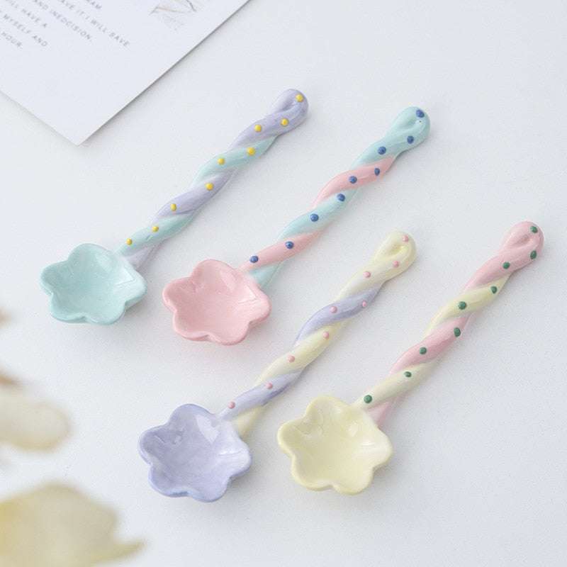Pastel Star Spoons Fairy Kei Baking Bakeware Home Kawaii Babe