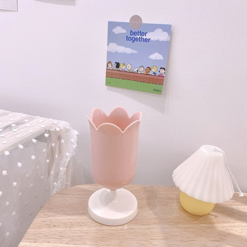 Pastel tulip pen holder - cups - home decor - decoration - tulips