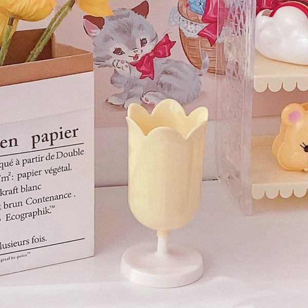 Pastel tulip pen holder - cups - home decor - decoration - tulips