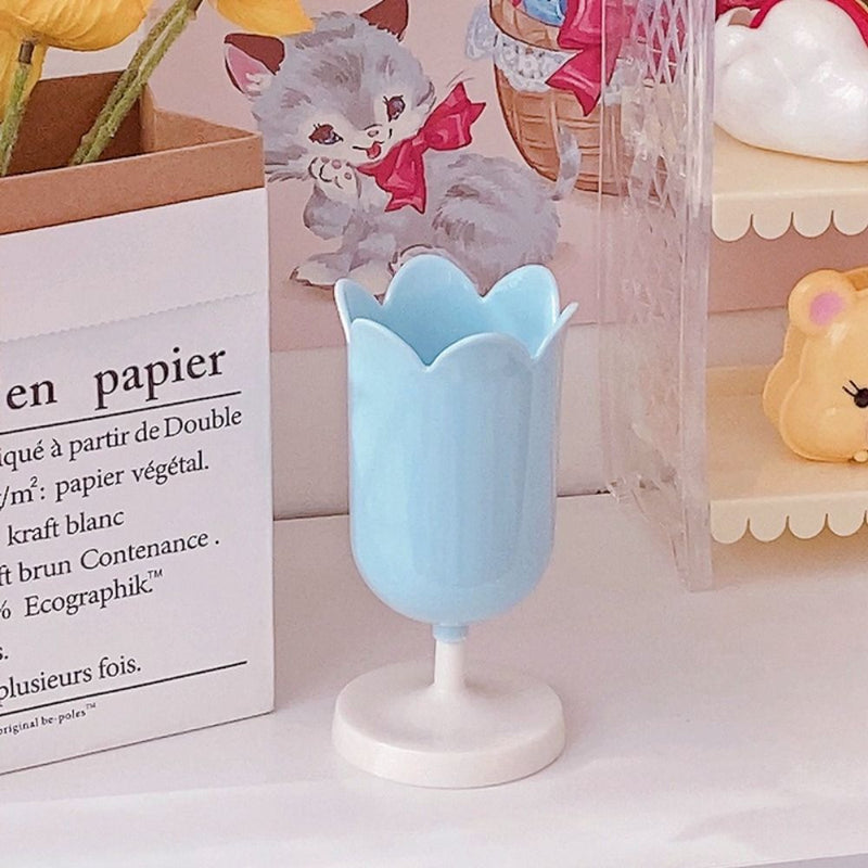 Pastel tulip pen holder - cups - home decor - decoration - tulips