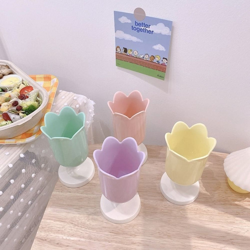 Pastel tulip pen holder - cups - home decor - decoration - tulips